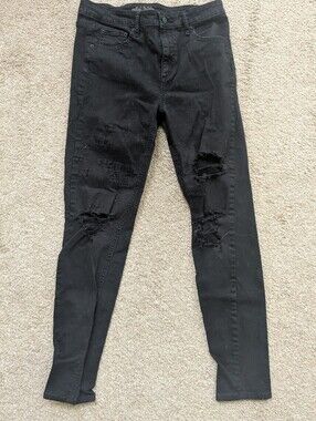 Wild Fable Black Ripped Skinny Jeans - Women's 8